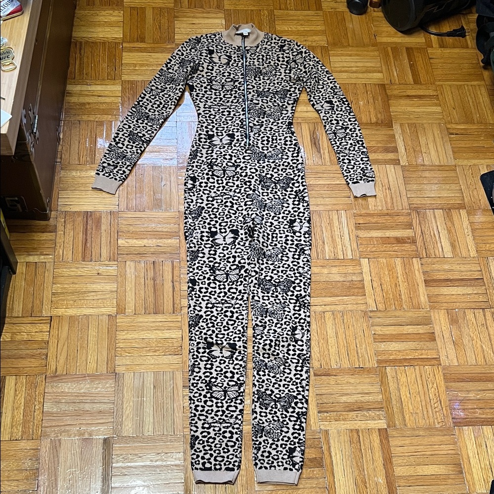 Fleur Du Mal knit apres ski catsuit Sz S
